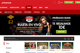 sportium casino página inicial