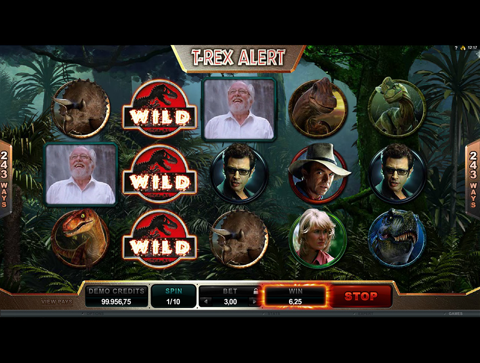 Jurassic Park de Microgaming